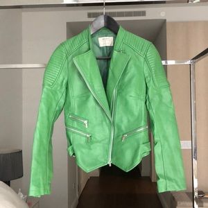 Green Leather Jacket